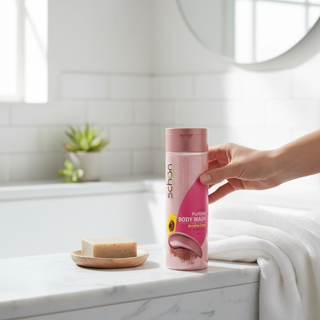 شامپو بدن خاک رس شون